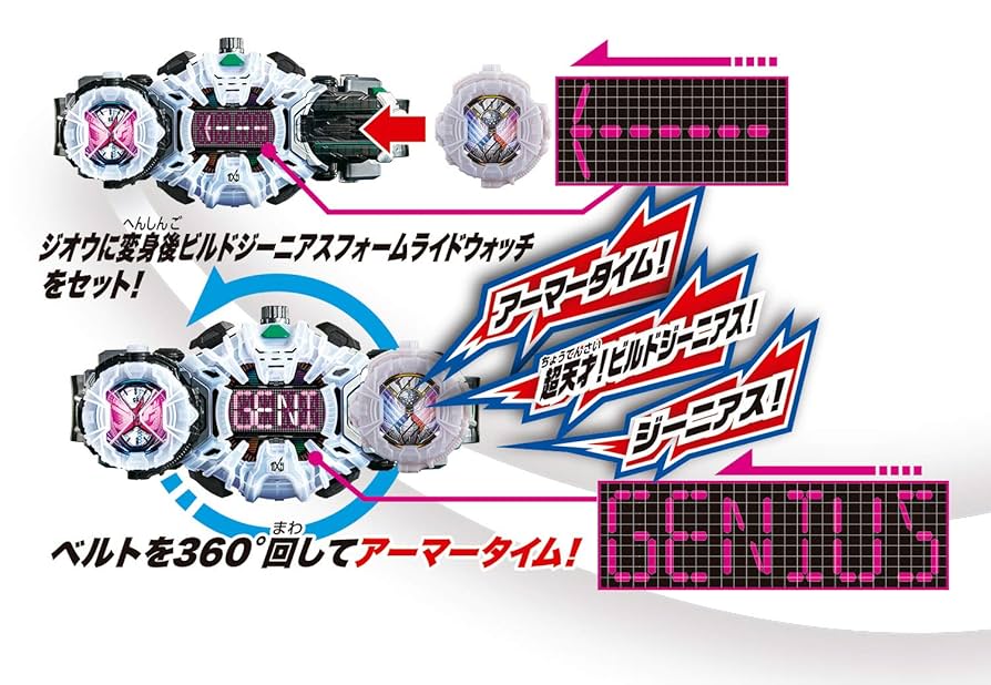 (未使用･未開封品)　仮面ライダージオウ DXビルドジーニアスフォームライドウォッチ p706p5g Amazon | 仮面ライダージオウ DXビルドジーニアスフォームライド